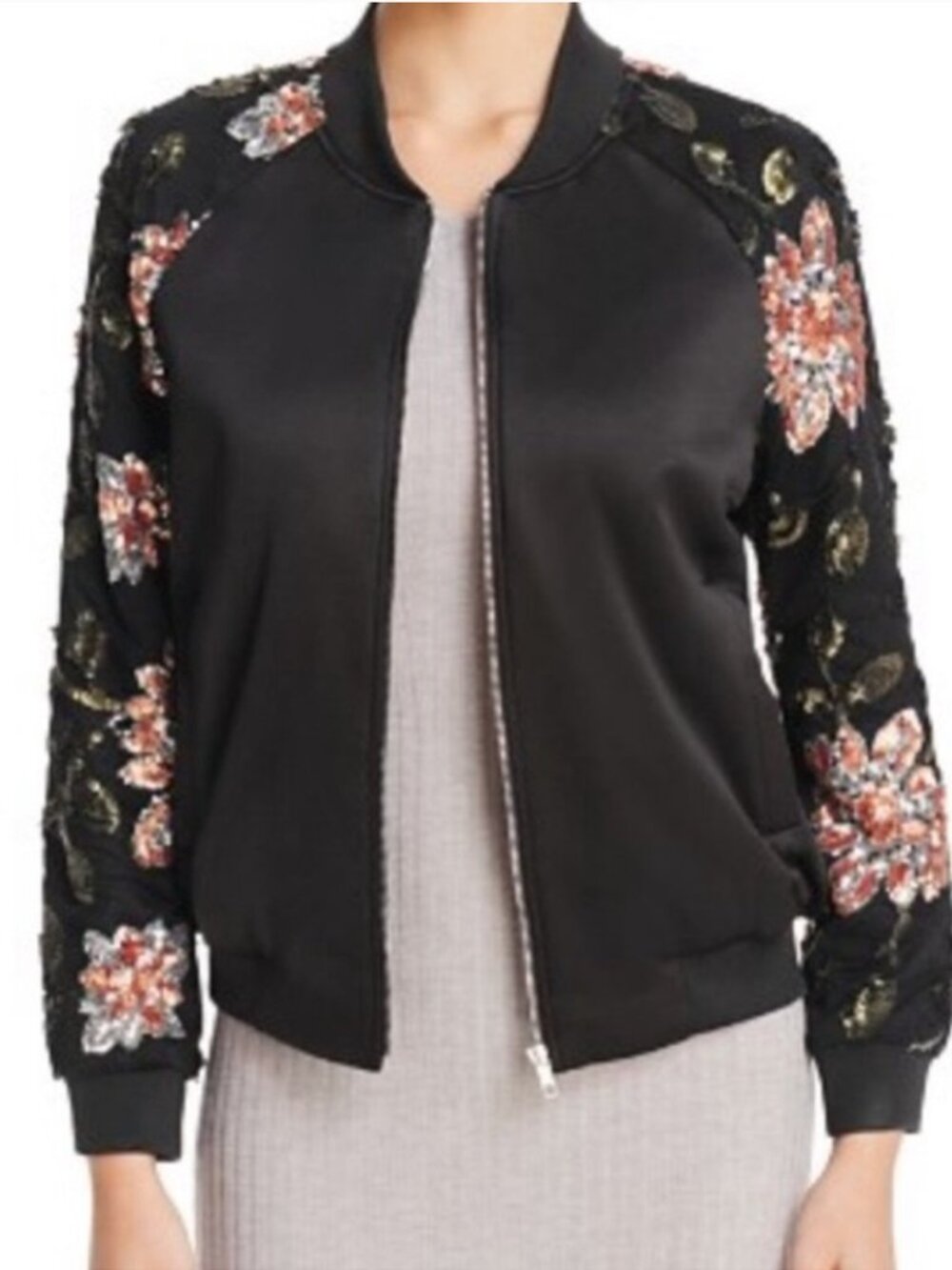 **Endless Rose Sequin Bomber Jacket Small Sparkly Party Jacket**